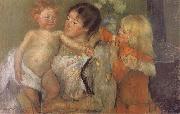 Mary Cassatt After the bath oil painting